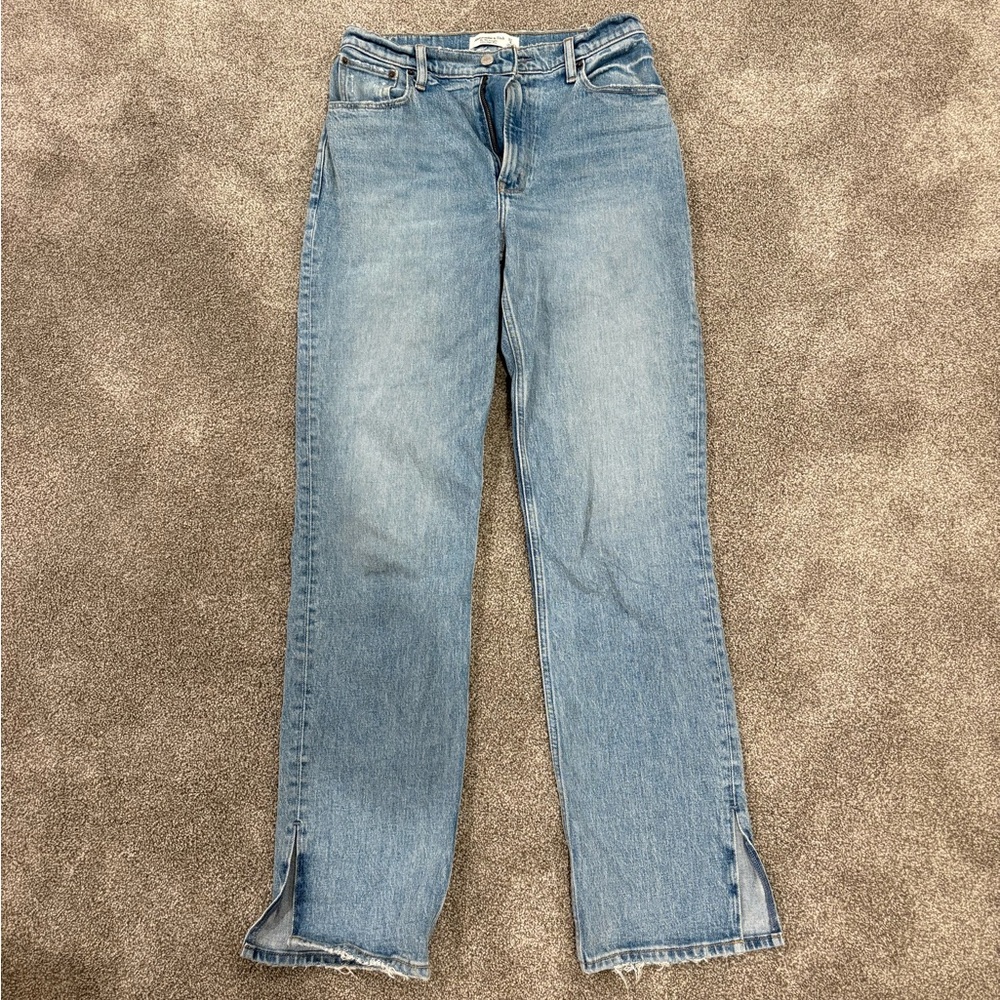 Abercrombie & Fitch Light Blue Straight Leg Jeans